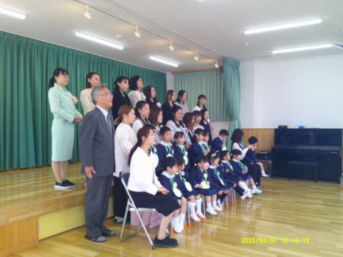 入園式の園長